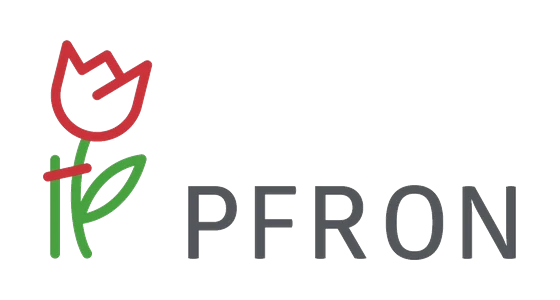 Logo PFRON - Państwowy Fundusz Rehabilitacji Osób Niepełnosprawnych